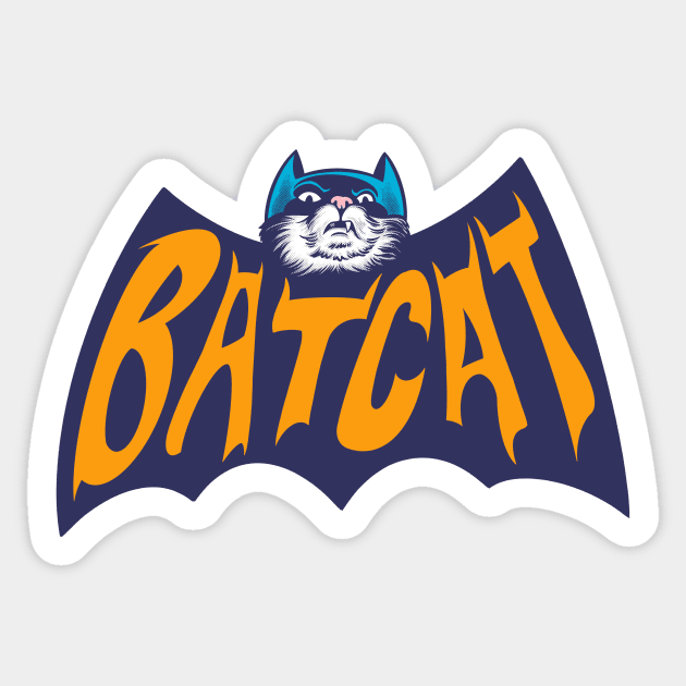 Batcat Sticker by GiMETZCO!